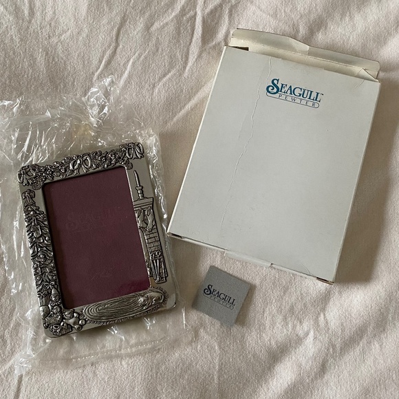 VTG l 90s l Seagull Pewter Christmas Frame - Picture 15 of 16